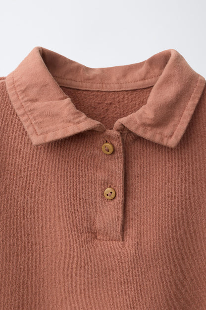 POLO COLLAR BODYSUIT