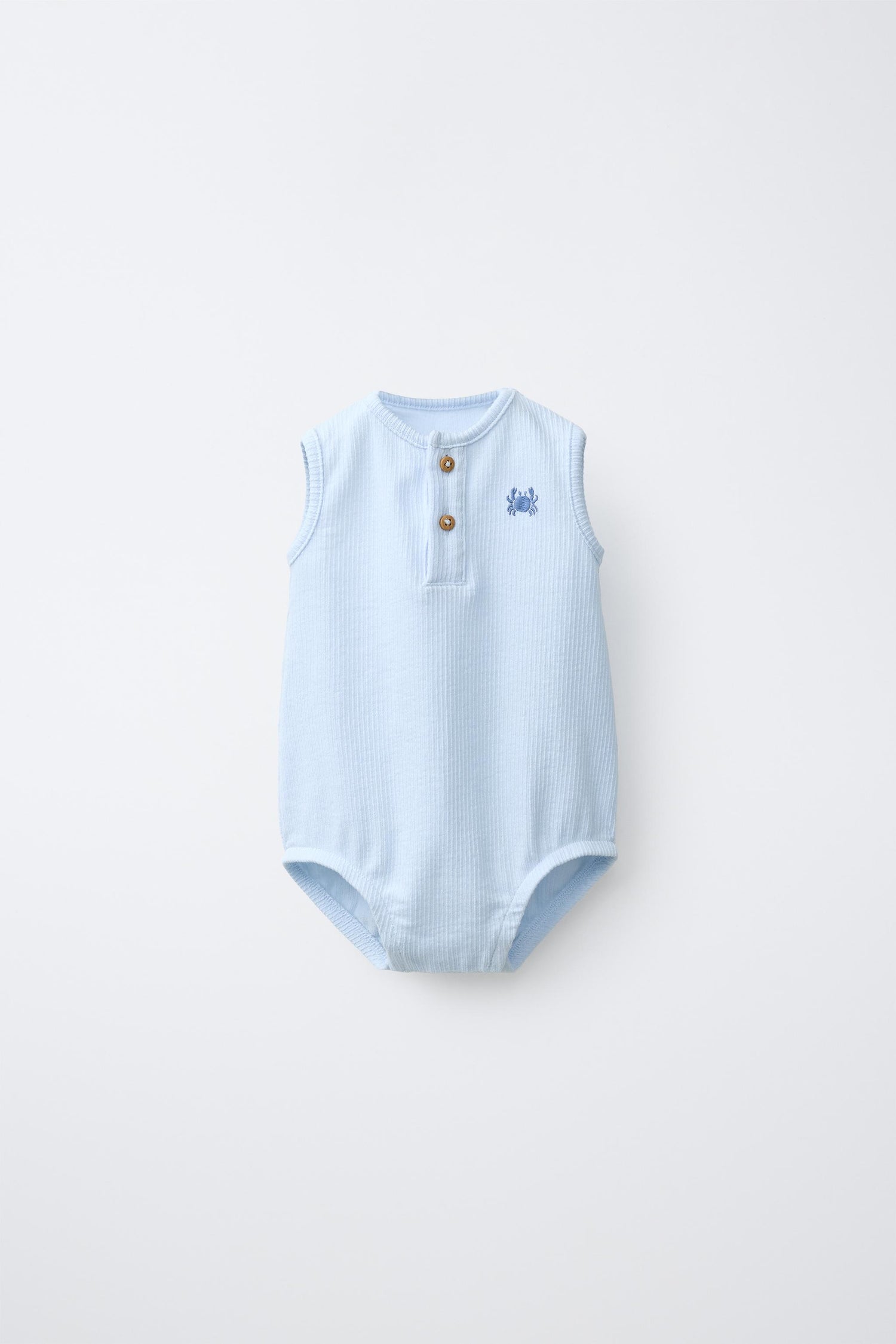 CRAB EMBROIDERED BODYSUIT
