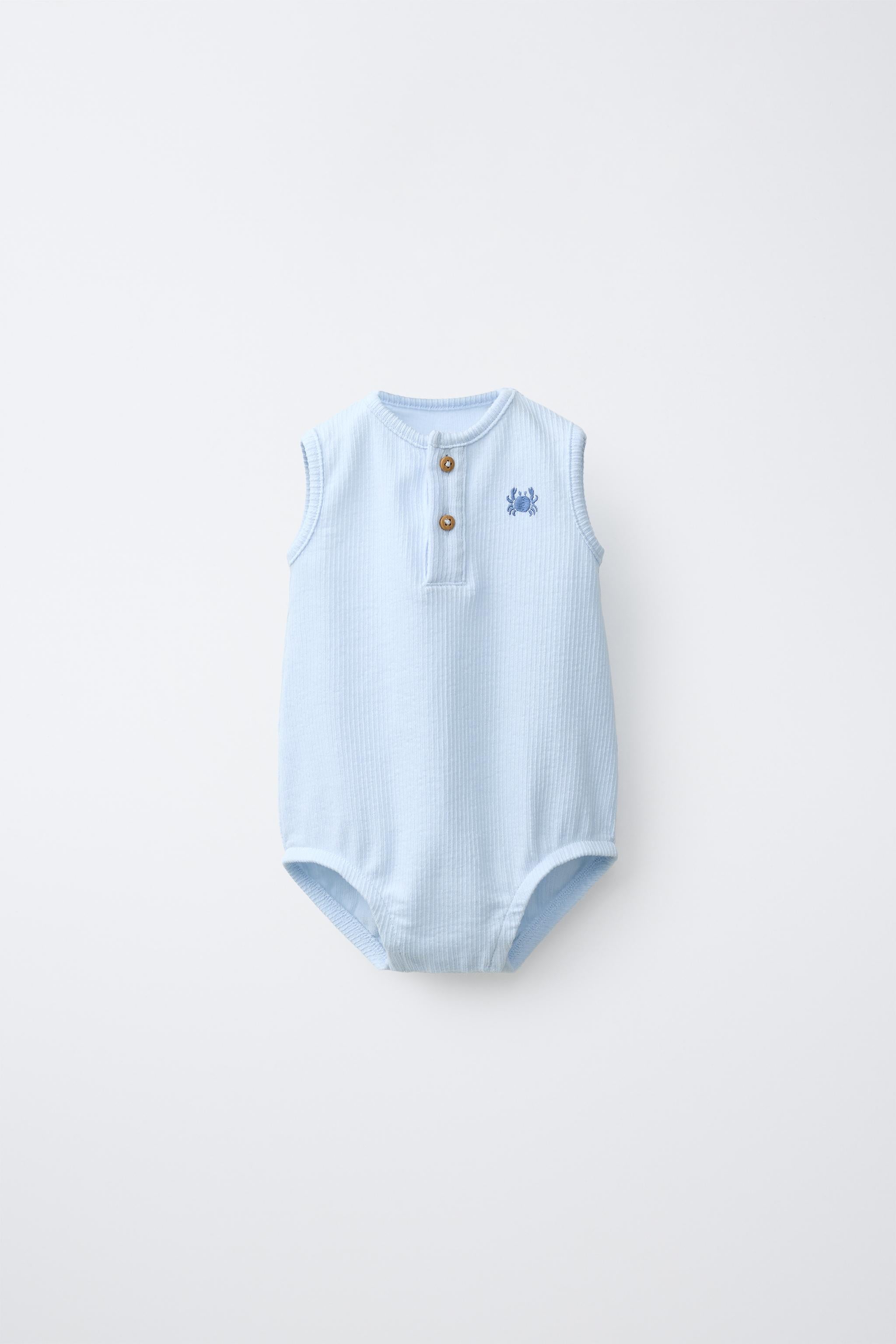 CRAB EMBROIDERED BODYSUIT