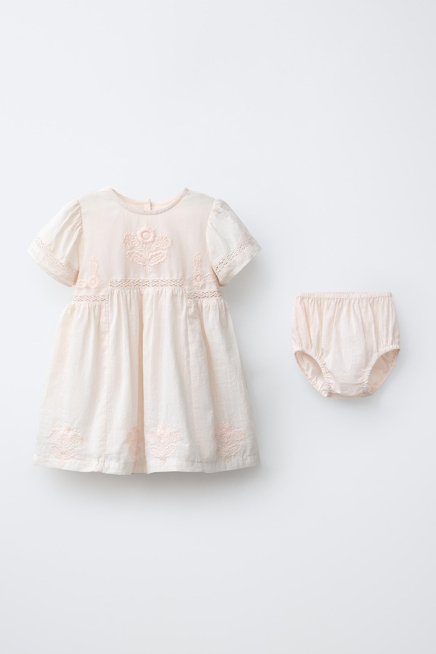 EMBROIDERED DRESS AND KNICKERS