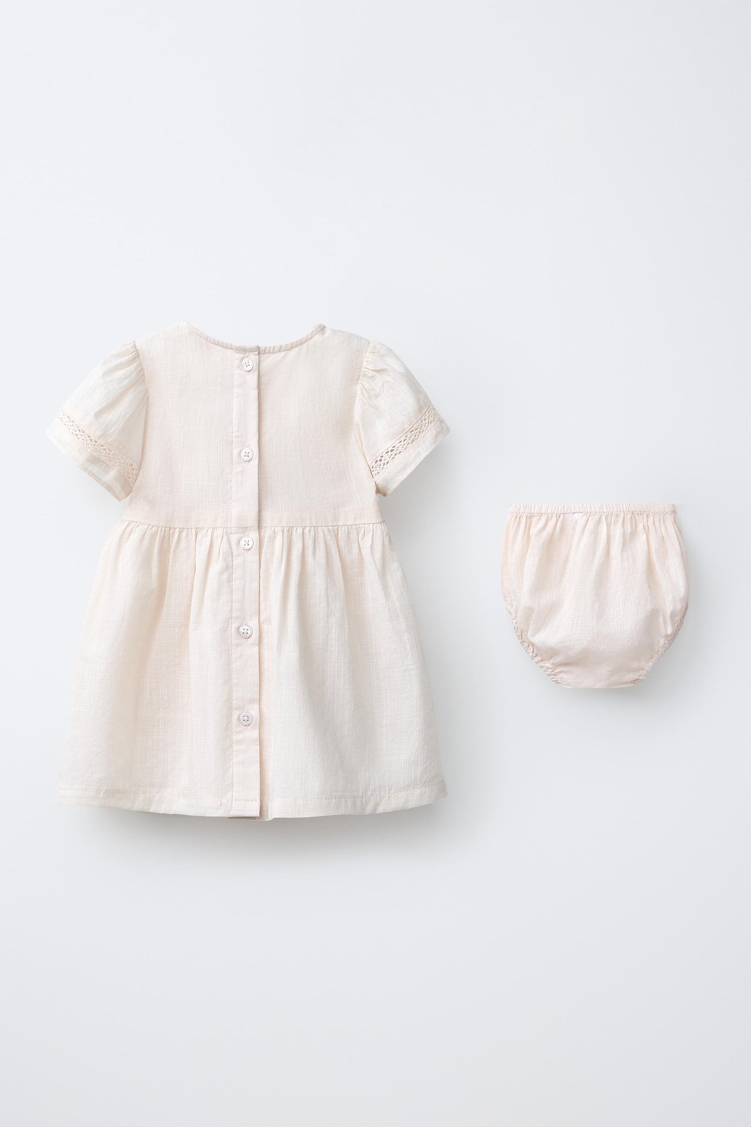 EMBROIDERED DRESS AND KNICKERS