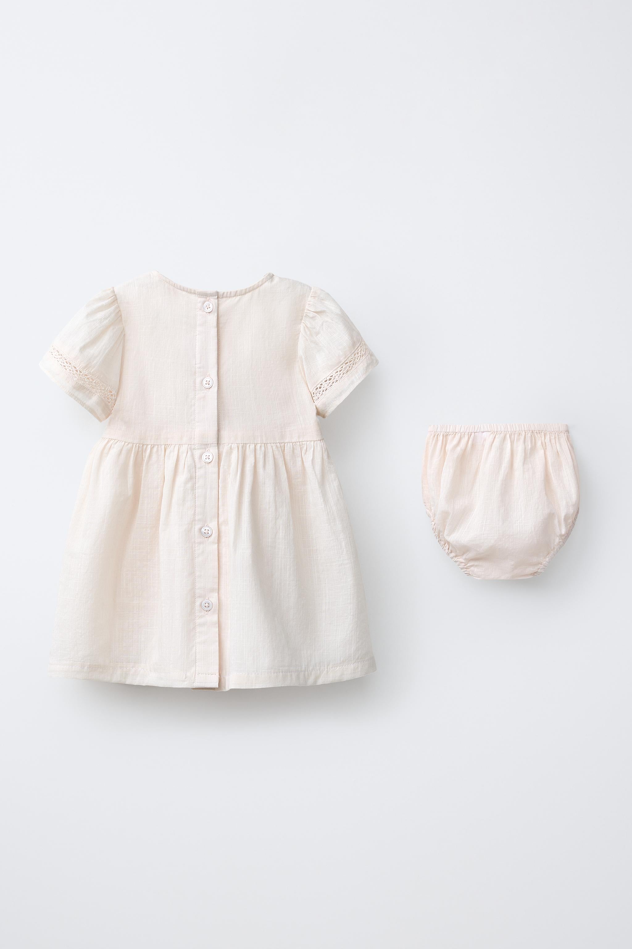 EMBROIDERED DRESS AND KNICKERS