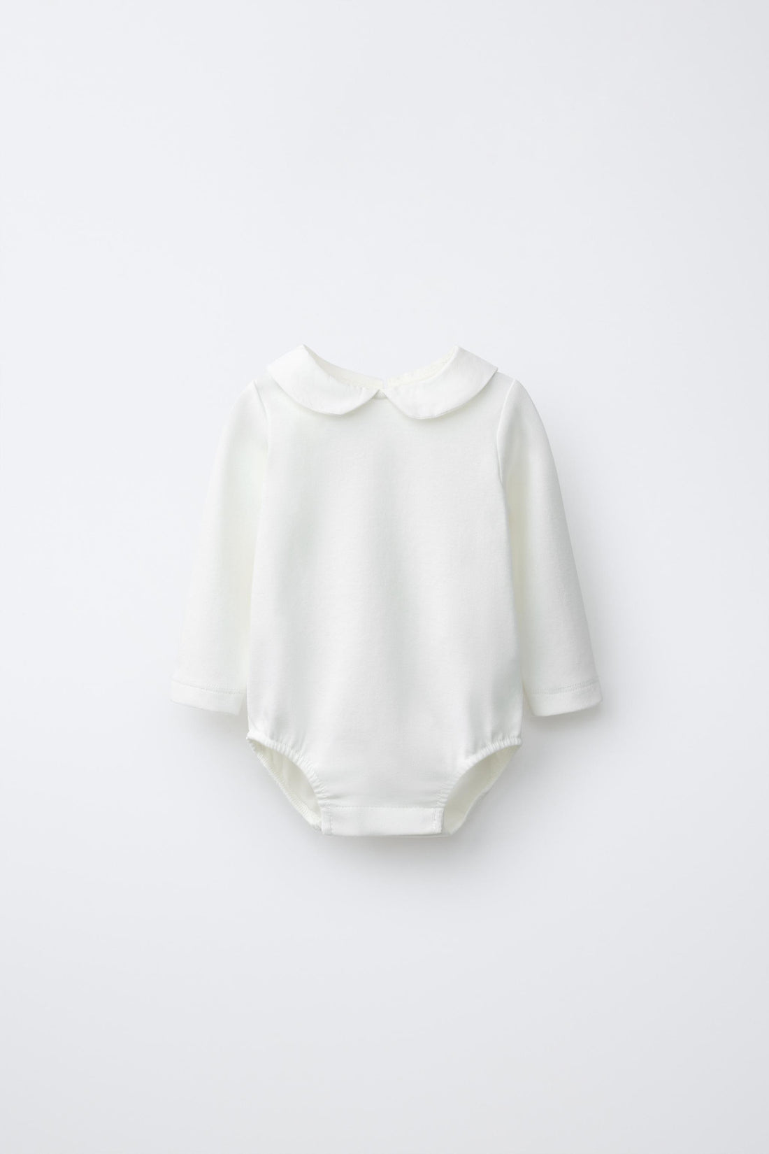PETER PAN COLLAR BODYSUIT - Oyster-white / 0-1 months (56 cm)
