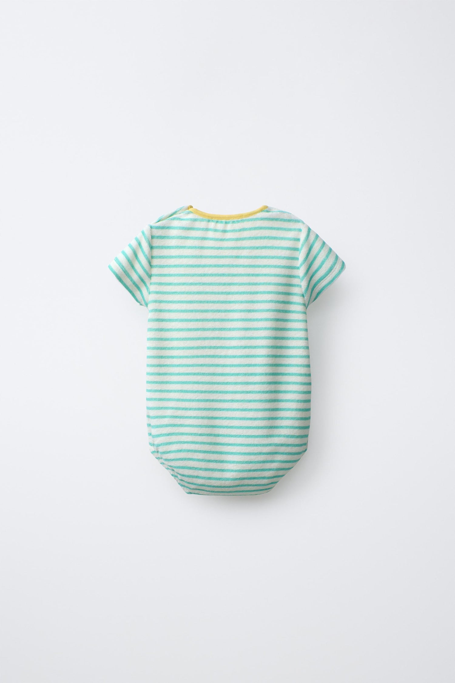 STRIPED TOWELLING BODYSUIT