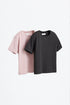 Pack of 2 plain T-shirts