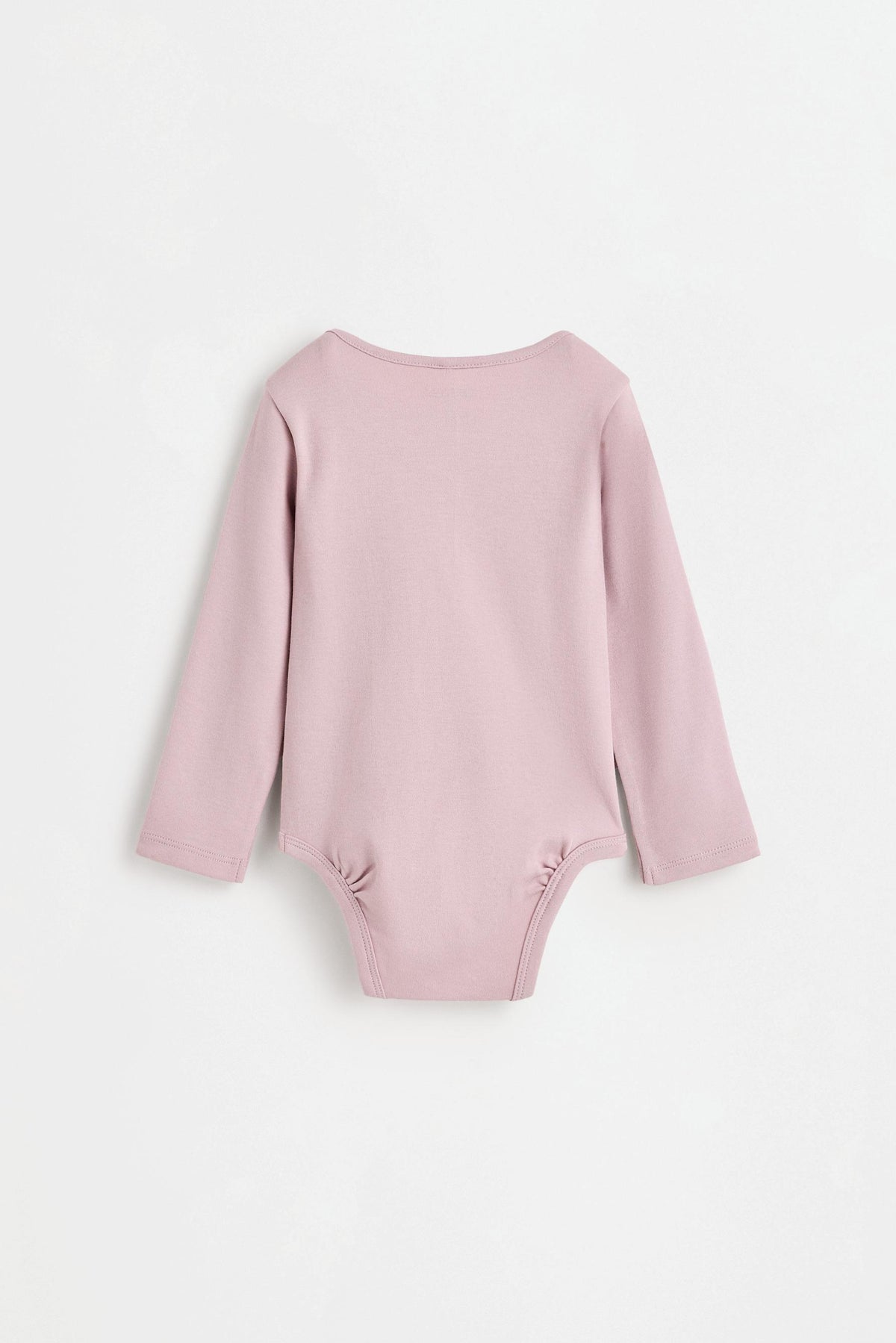 Plain long sleeve bodysuits (4-pack)