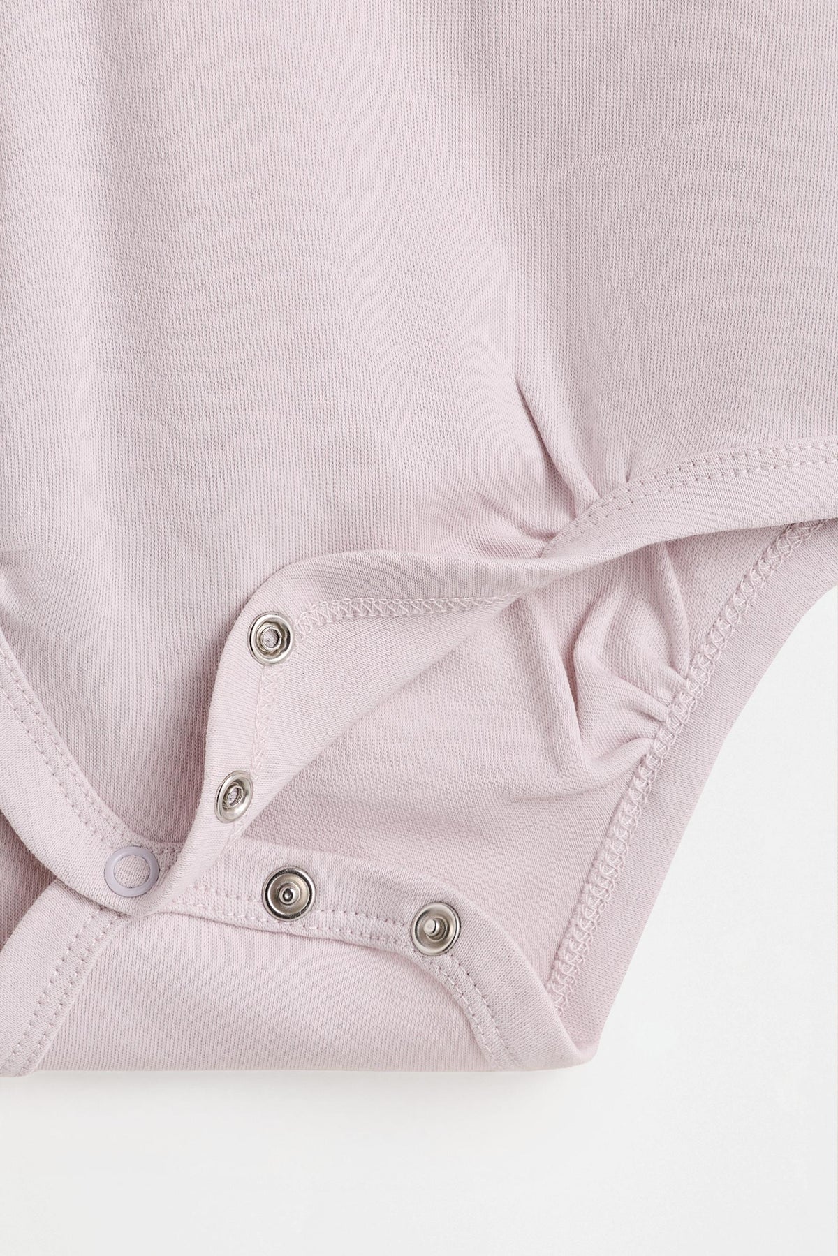 Plain long sleeve bodysuits (4-pack) - LILAC / 12-18 months