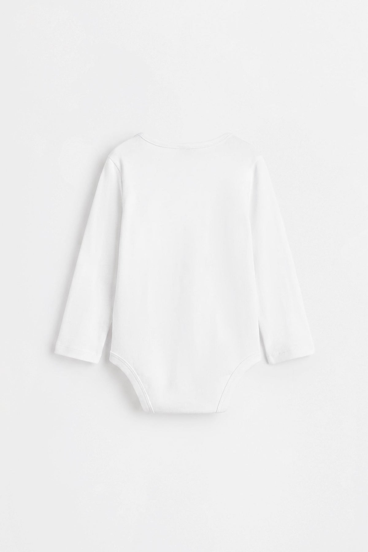 Long sleeve bodysuits (4-pack) - WHITE / 12-18 months
