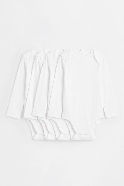 Long sleeve bodysuits (4-pack)