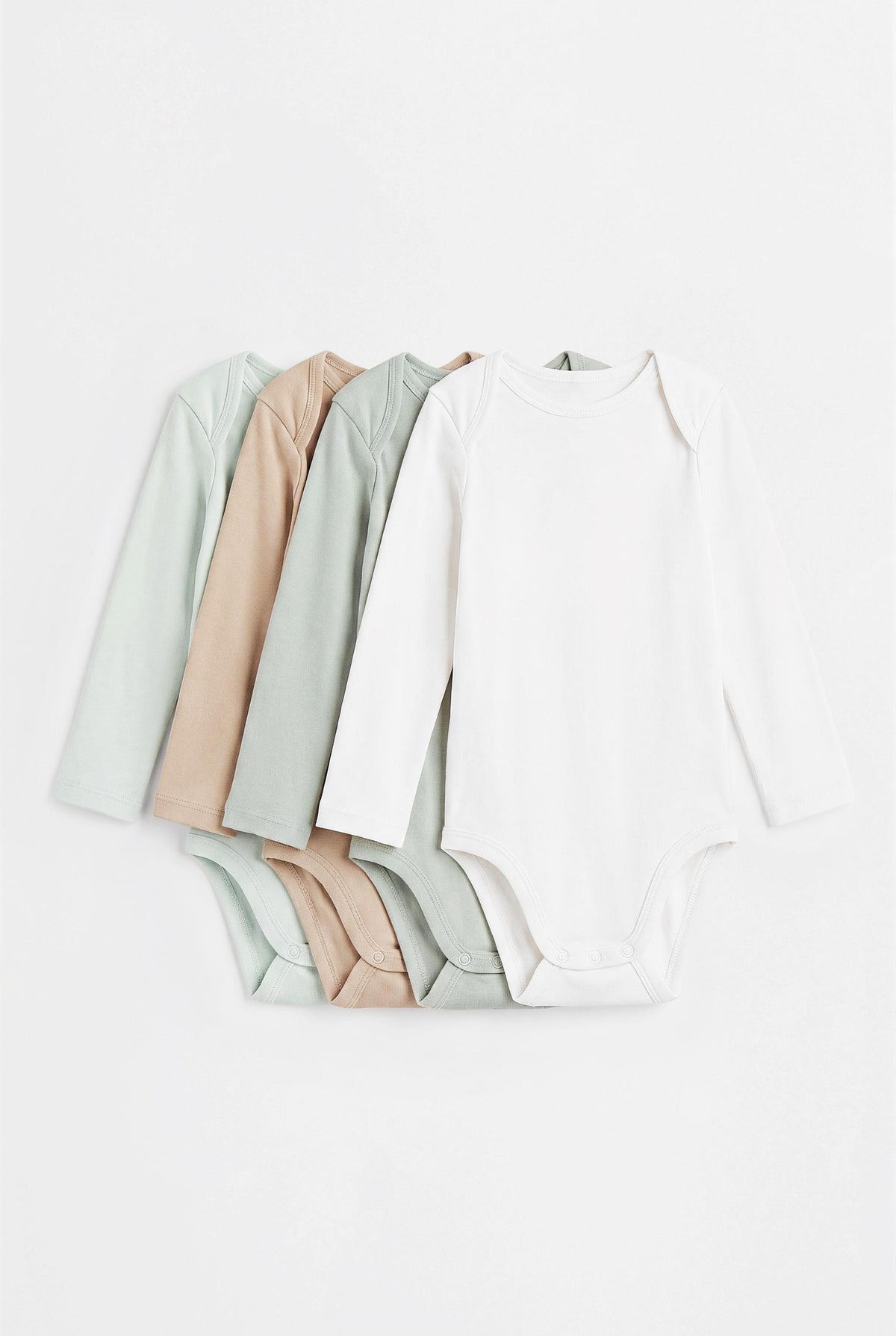Long sleeve bodysuits (4-pack)