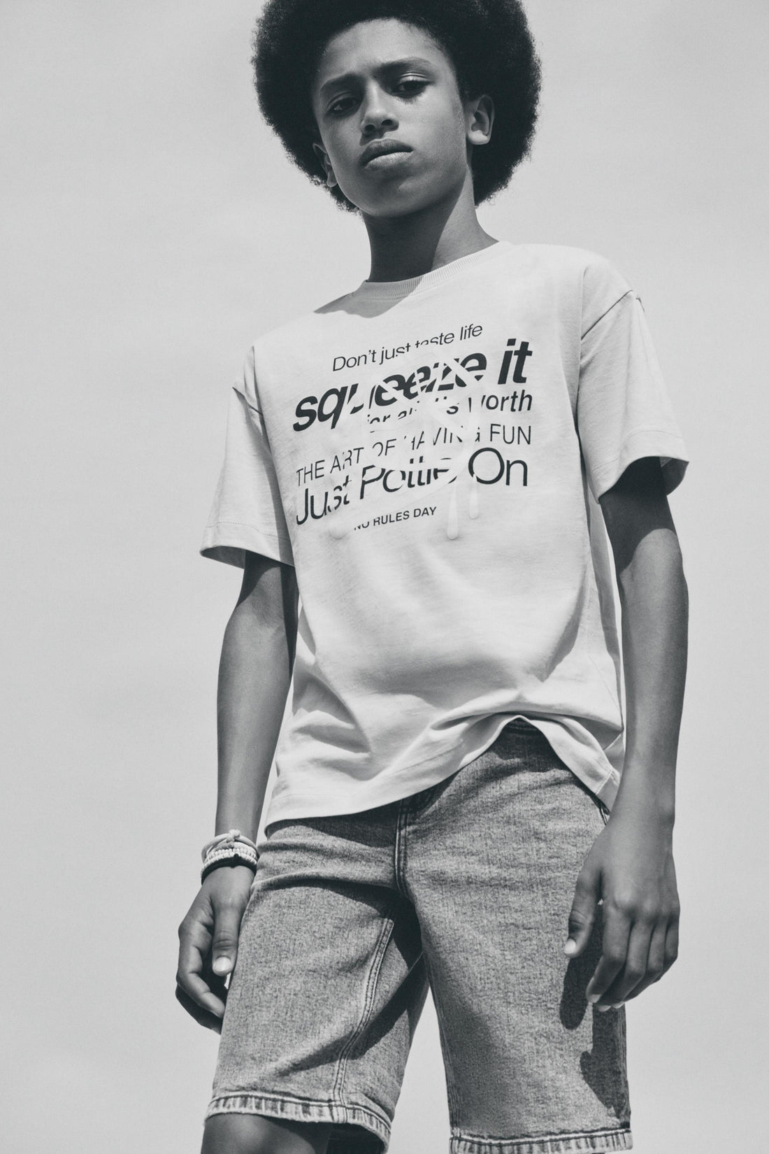 Printed T-shirt - INDIGO / 11-12 years