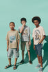 Printed T-shirt - PALE KHAKI / 11-12 years
