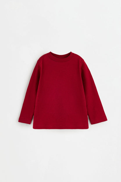 Pack of 4 plain long sleeve T-shirts