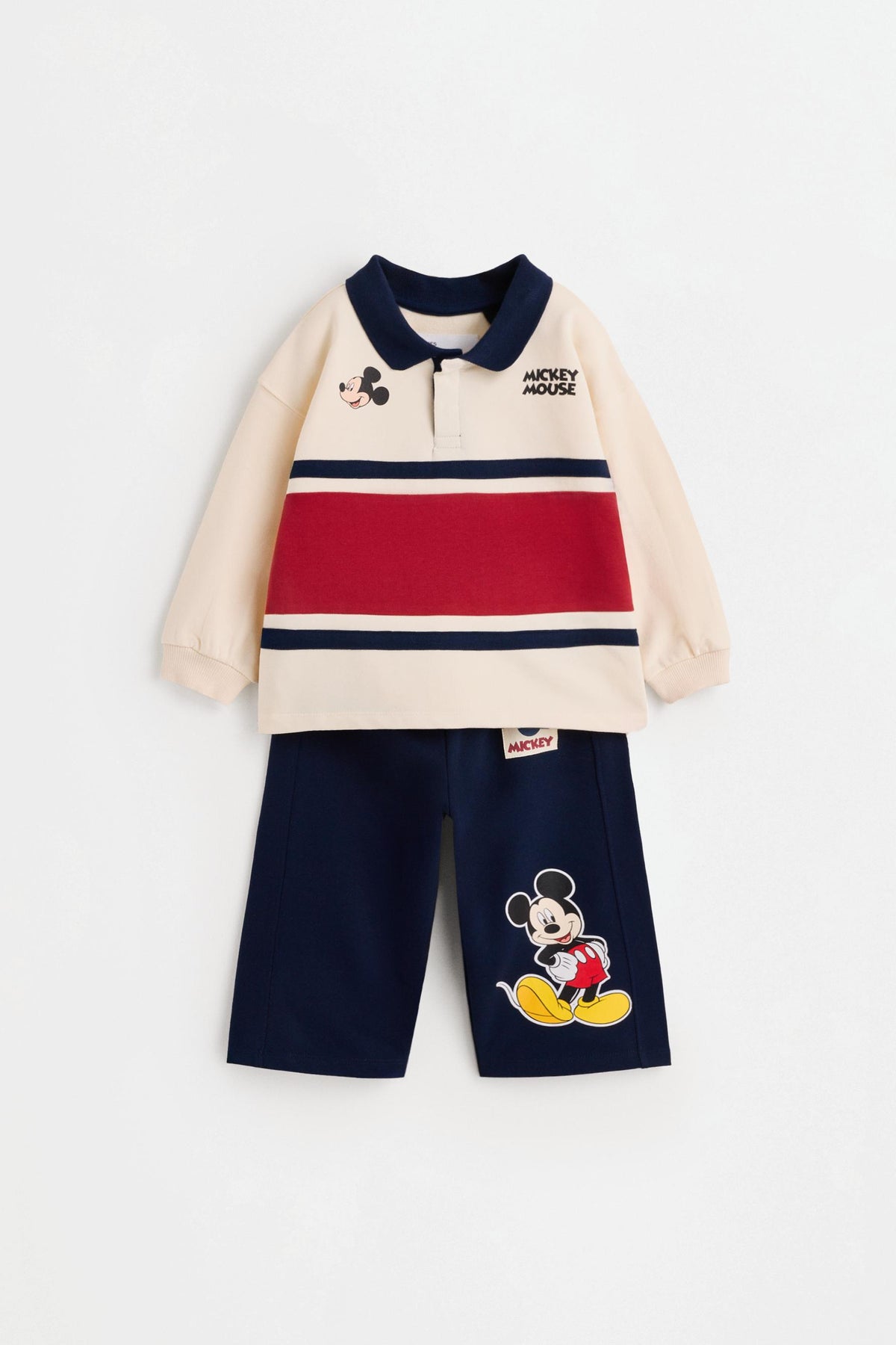 Mickey Mouse ©Disney polo and plush jogger set