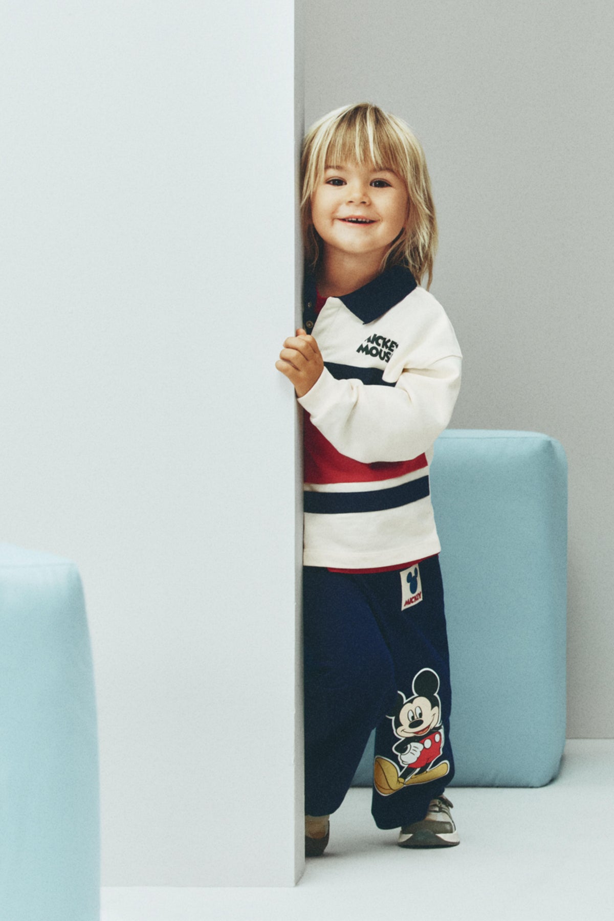 Mickey Mouse ©Disney polo and plush jogger set