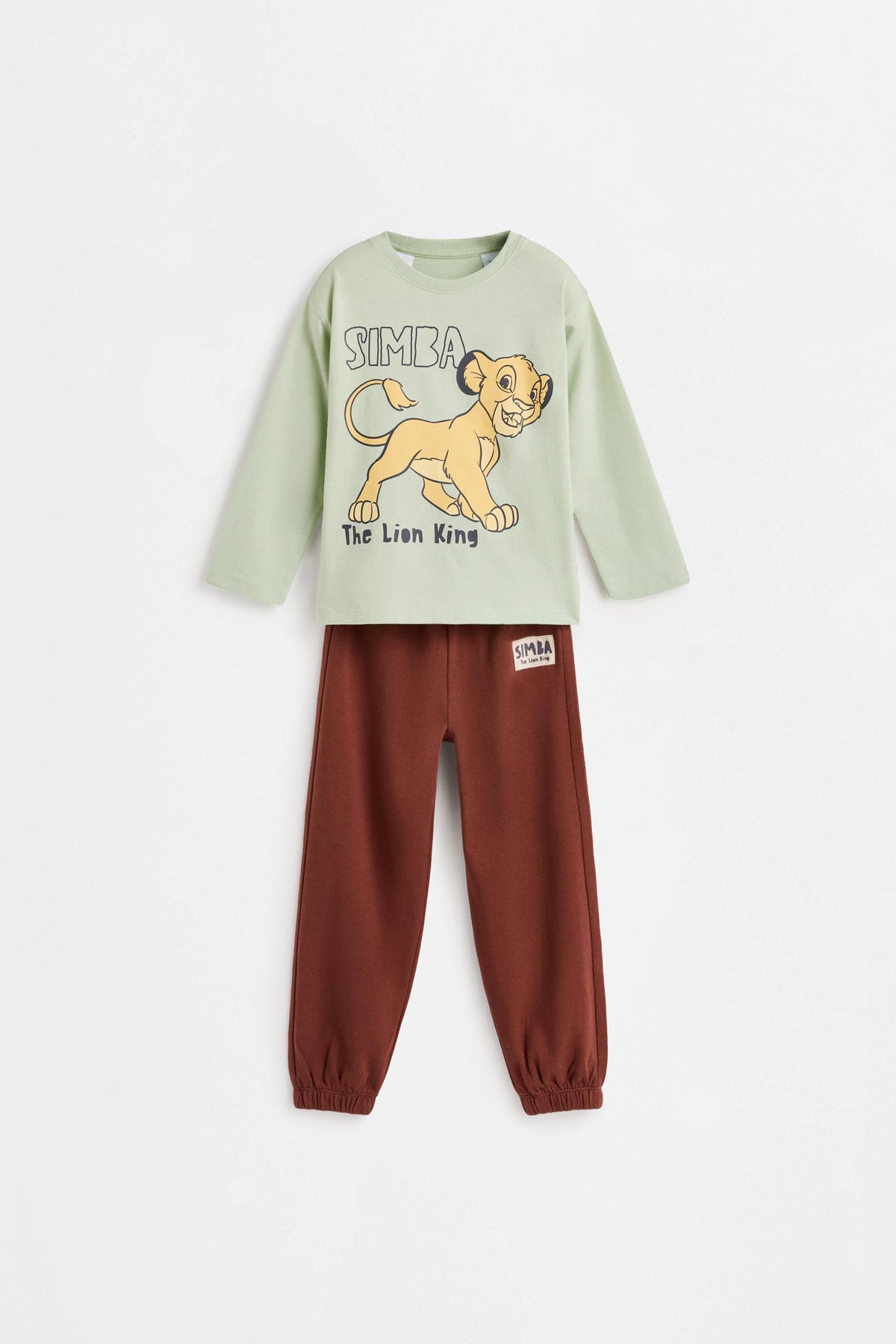 Simba ©Disney fleece T-shirt and trousers set