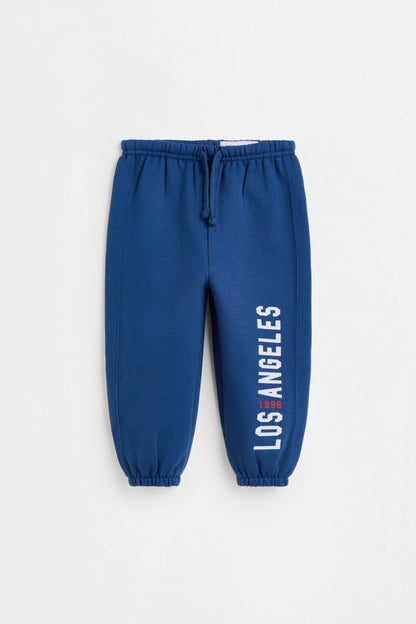 Pack of 2 contrast plush trousers