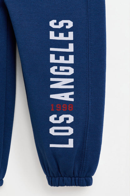 Pack of 2 contrast plush trousers