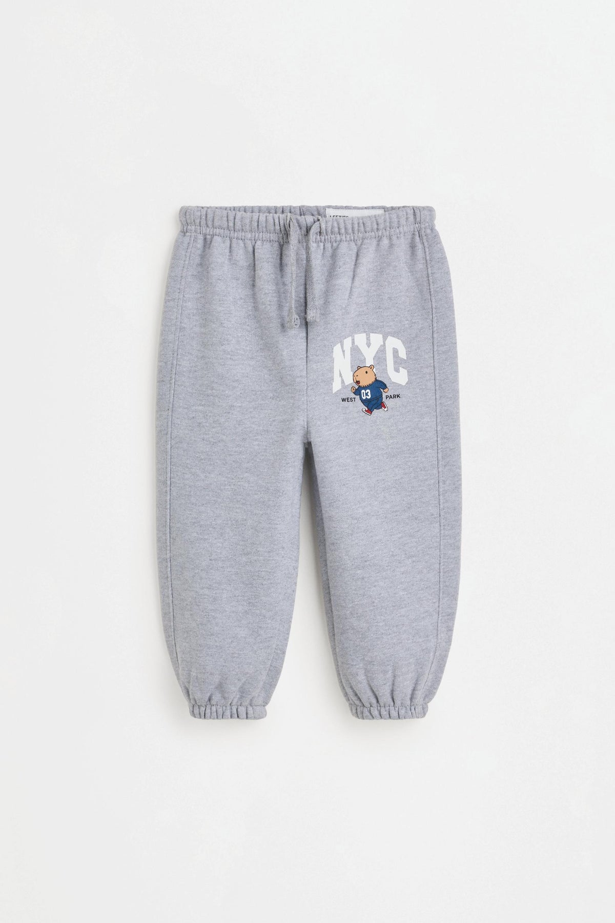 Pack of 2 contrast plush trousers