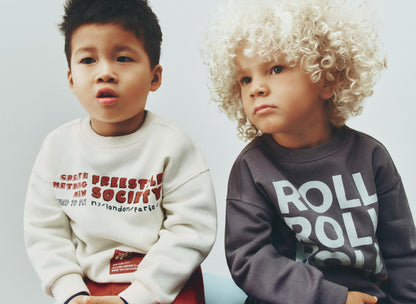 Plush sweatshirt and trousers set