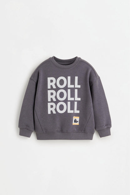 Plush sweatshirt and trousers set