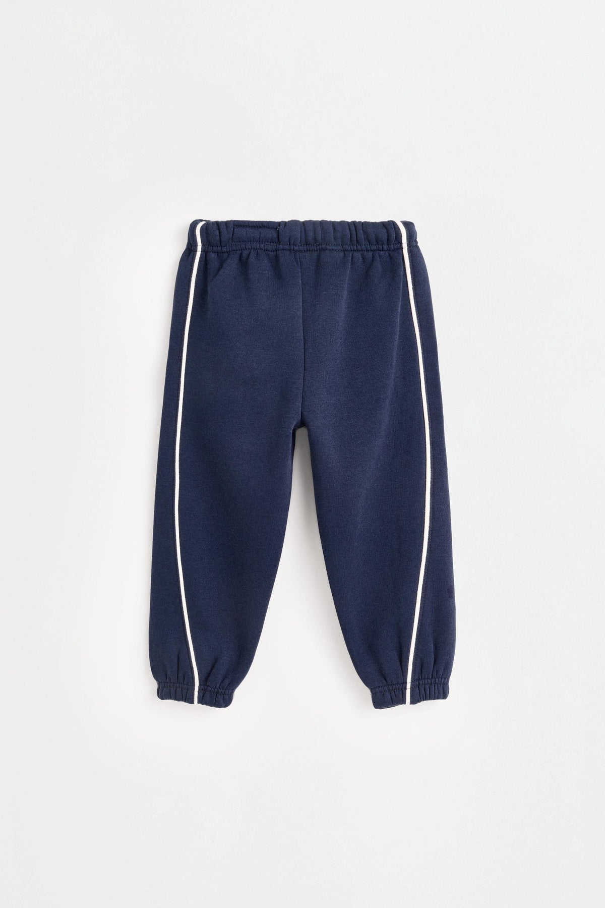 Plush trousers with piping
