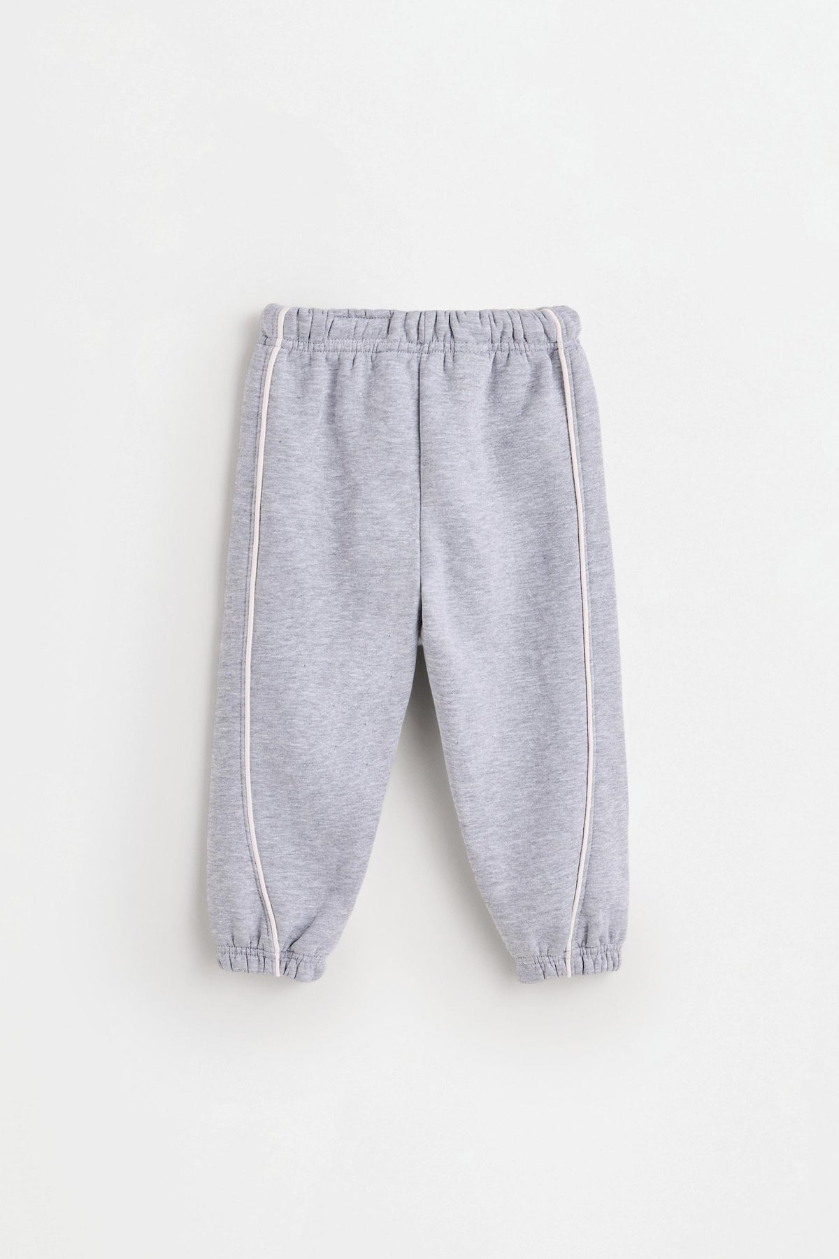 Plush trousers with piping