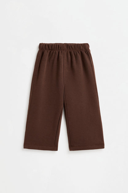Plush sweatshirt and trousers co-ord