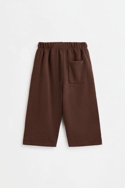 Plush sweatshirt and trousers co-ord