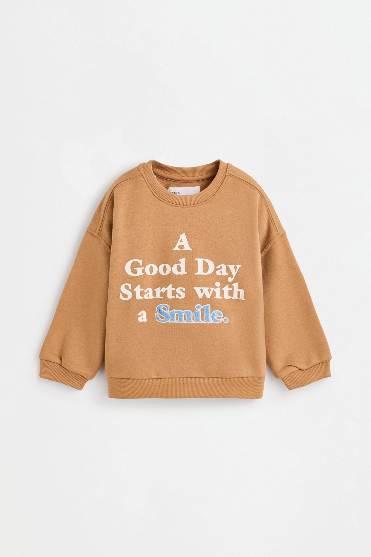 Plush sweatshirt and trousers co-ord