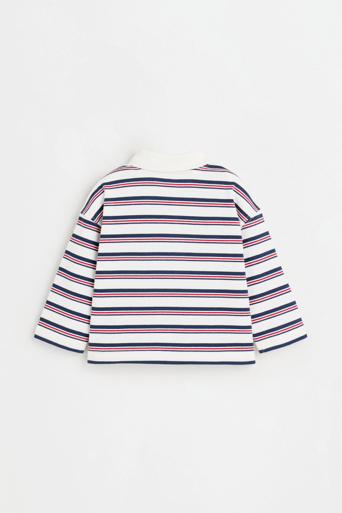 Striped polo shirt