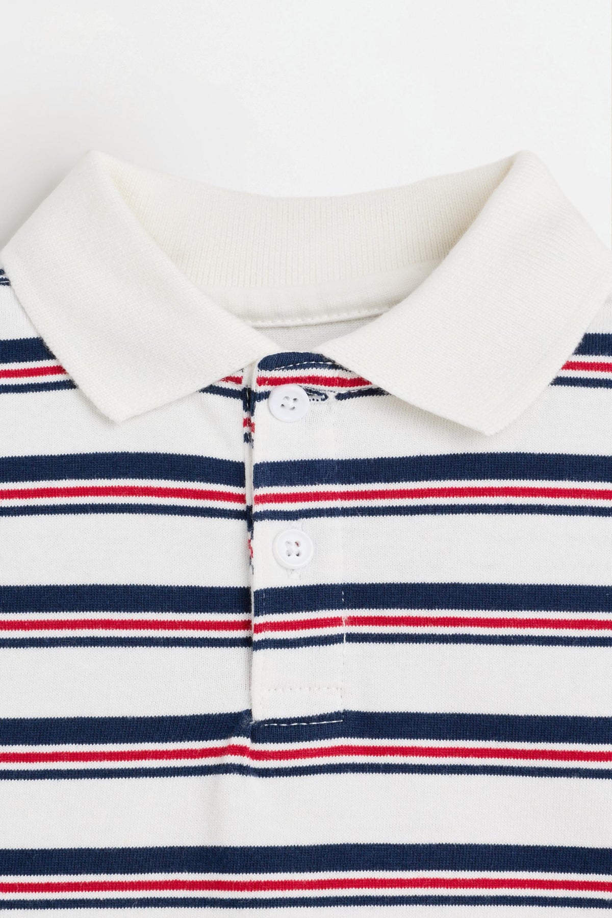 Striped polo shirt