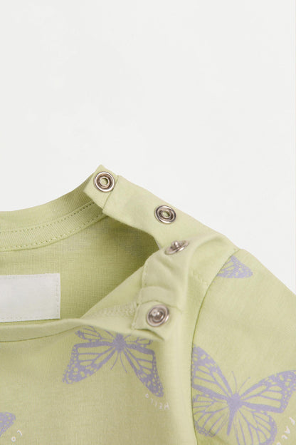 Short printed sleepsuit