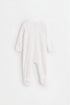 Printed interlock sleepsuit - MINK / 0-1 months