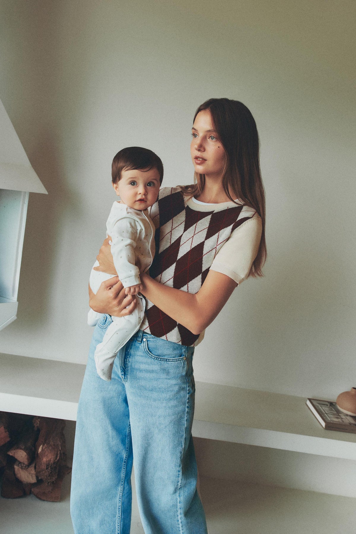 Printed interlock sleepsuit