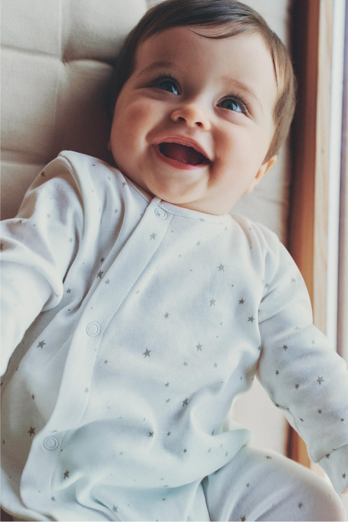 Printed interlock sleepsuit
