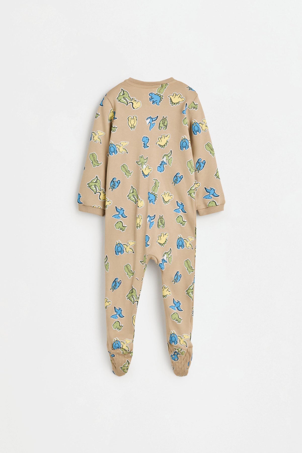 Pack of 2 puppy one-piece pyjamas - MEDIUM GREEN / 12-18 months