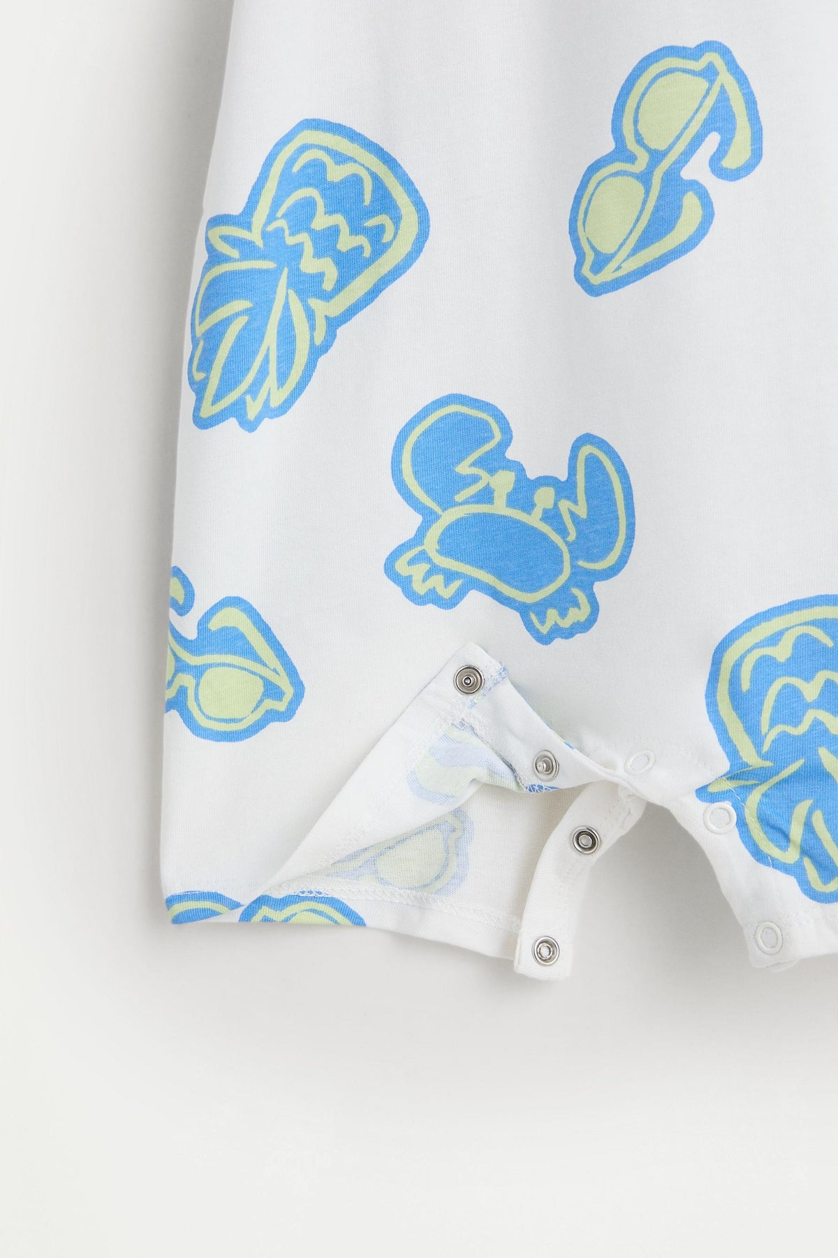 All-over printed sleepsuit