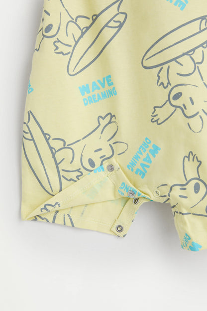 All-over printed sleepsuit