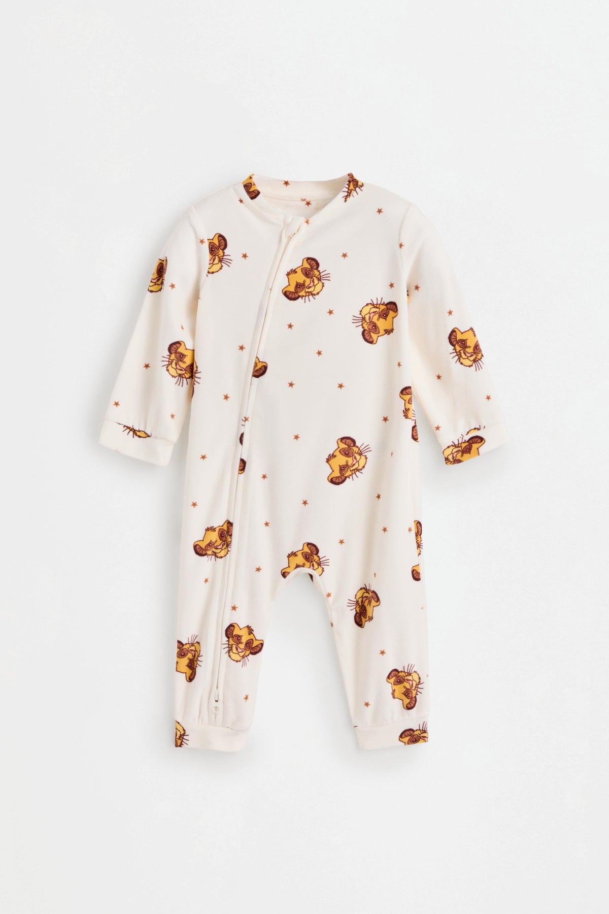 Pack 2 Simba ©Disney velvety sleepsuits