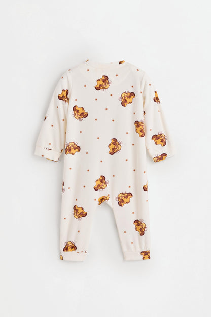 Pack 2 Simba ©Disney velvety sleepsuits