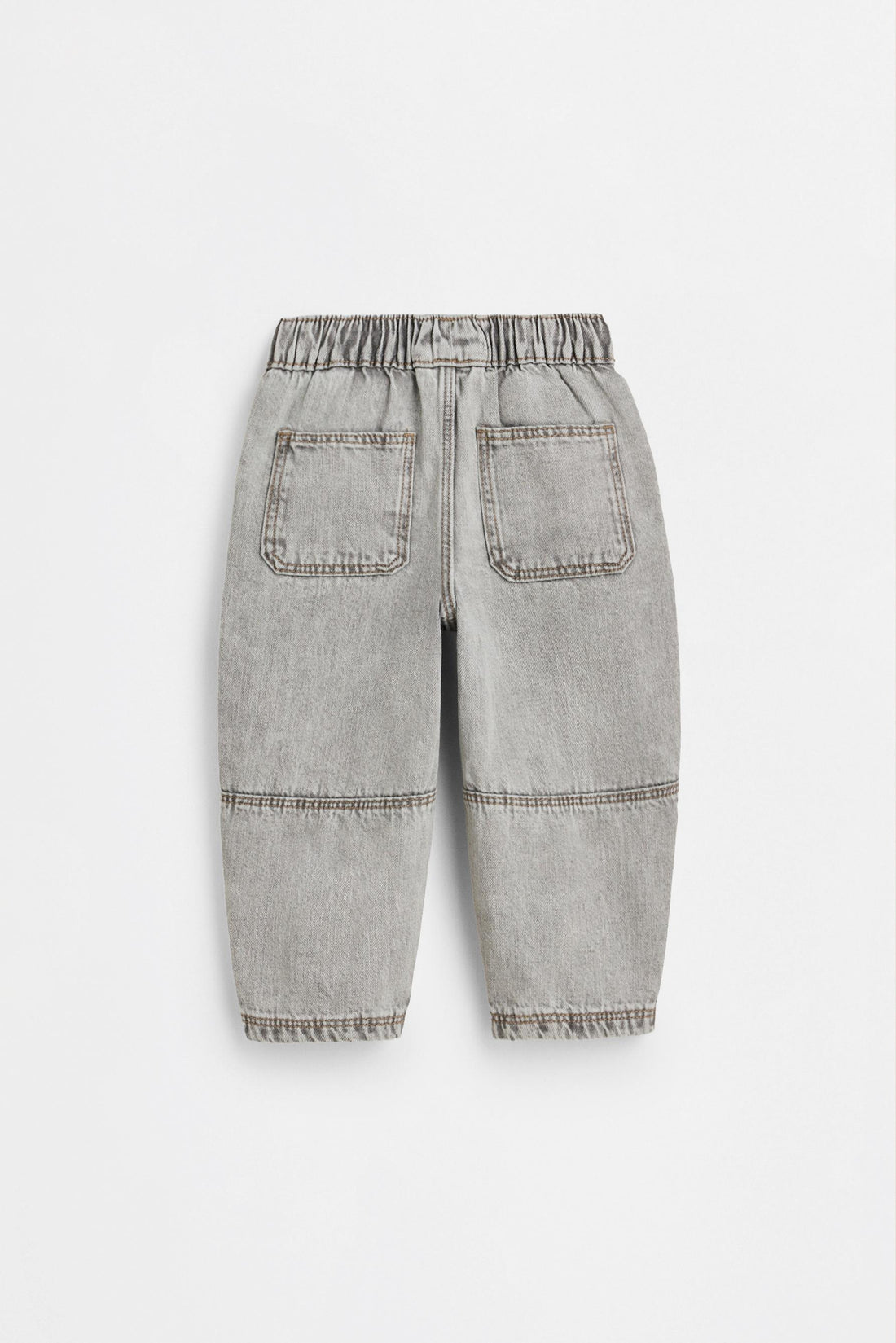 Barrel-leg jogger jeans - MEDIUM GREY / 12-18 months