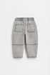Barrel-leg jogger jeans - MEDIUM GREY / 12-18 months