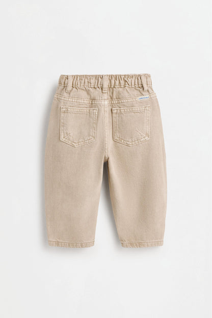 Balloon fit jeans - MEDIUM ECRU / 12-18 months