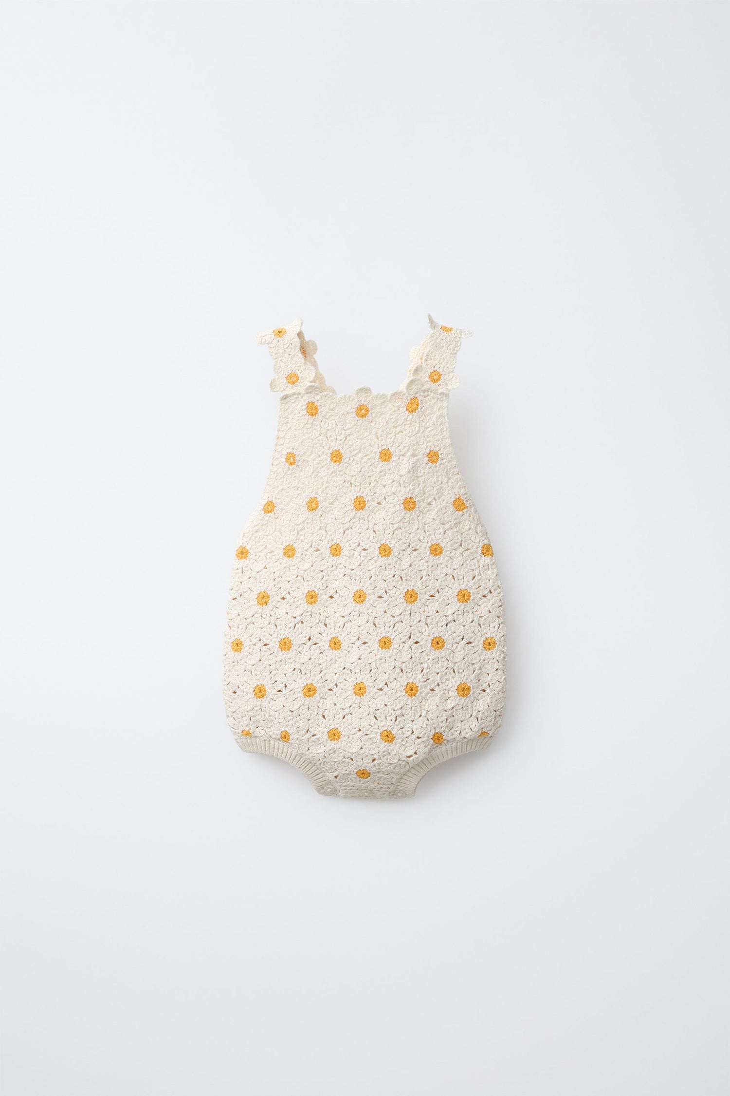 PLAIN CROCHET DAISY ROMPER