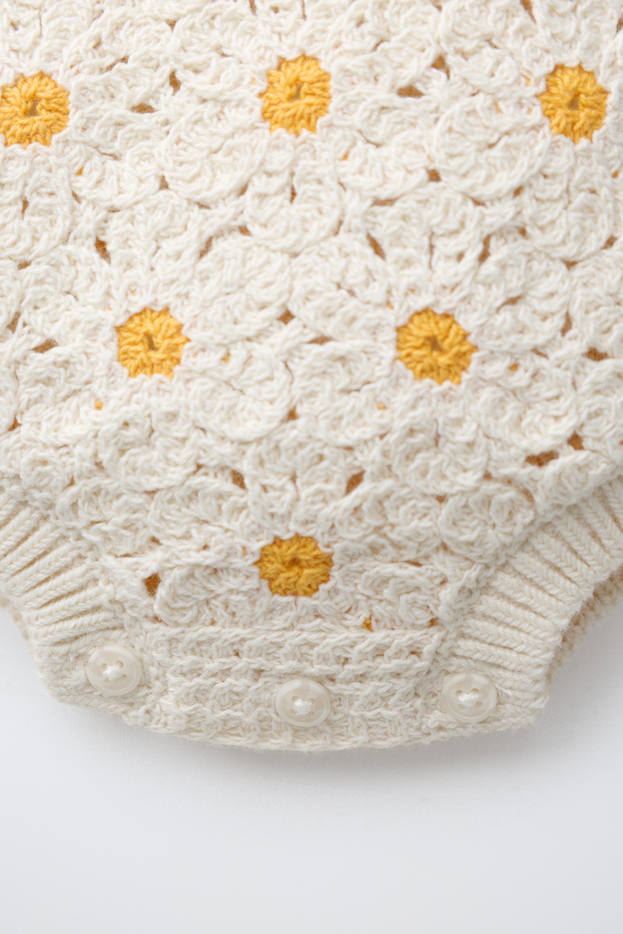 PLAIN CROCHET DAISY ROMPER