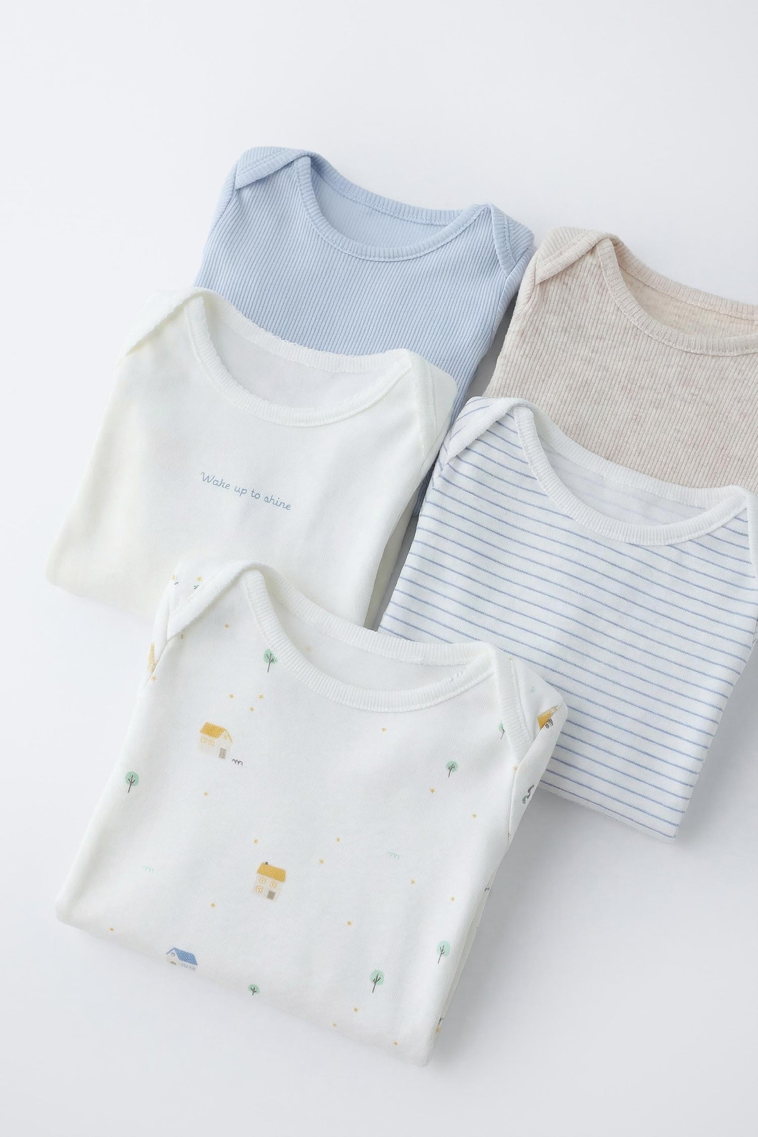 5-PACK OF HOUSE PRINT BODYSUITS