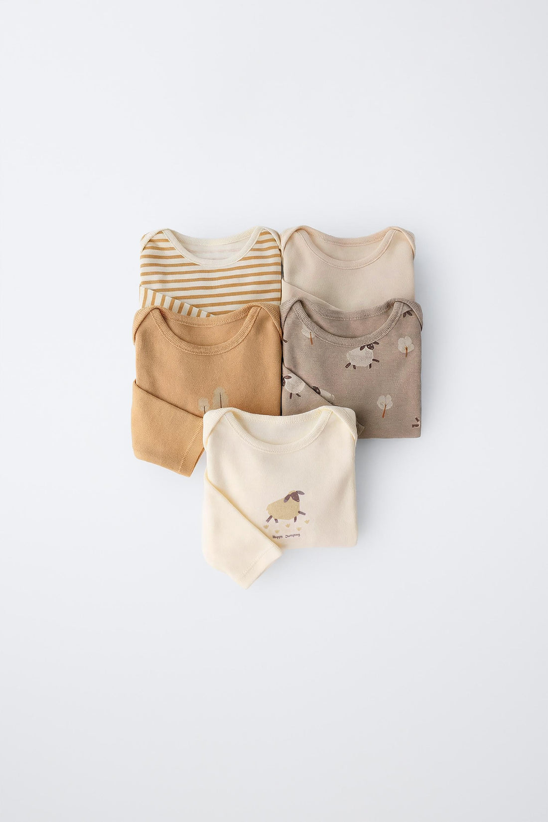 5-PACK OF SHEEP BODYSUITS - ed / 12-18 months (86 cm)