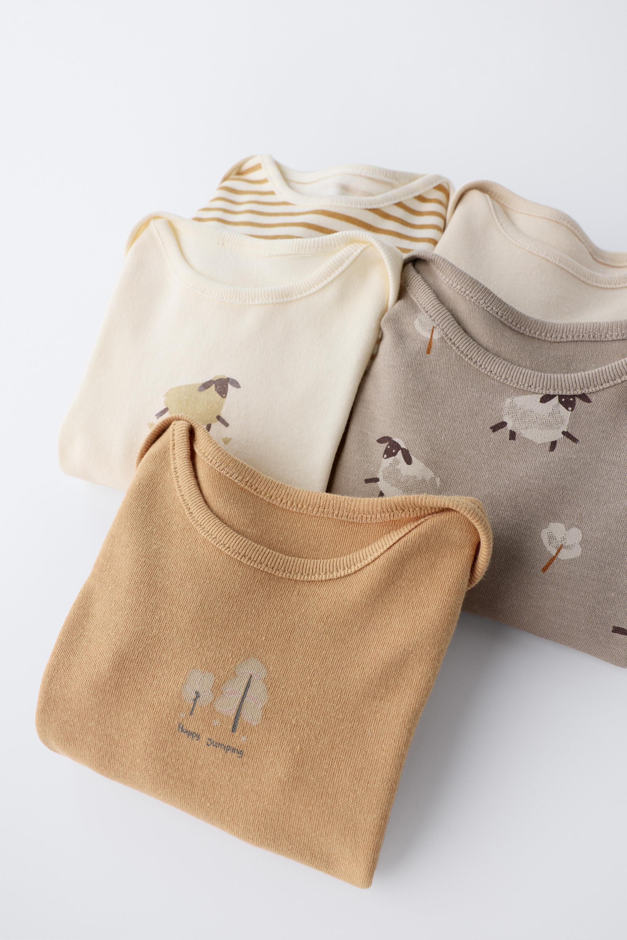 5-PACK OF SHEEP BODYSUITS