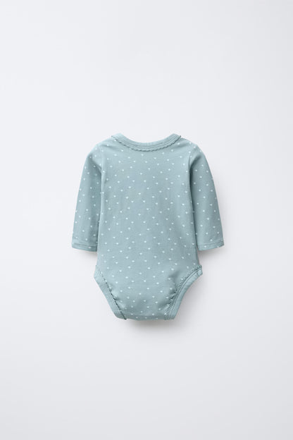 3-PACK OF KIMONO NECK BODIES WITH STARS IN SOFT QUALITY